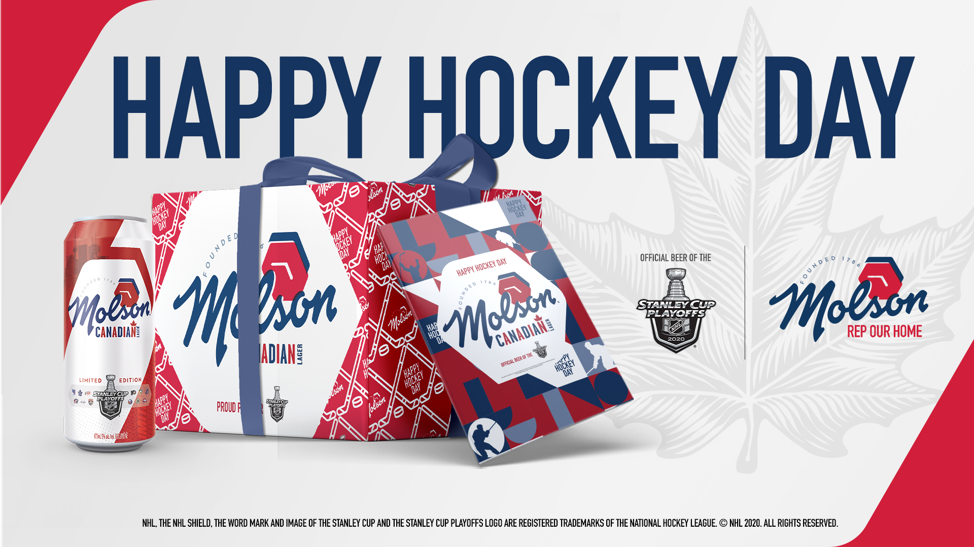 Rejoice, Canada Molson Canadian wishes you a Happy Hockey Day
